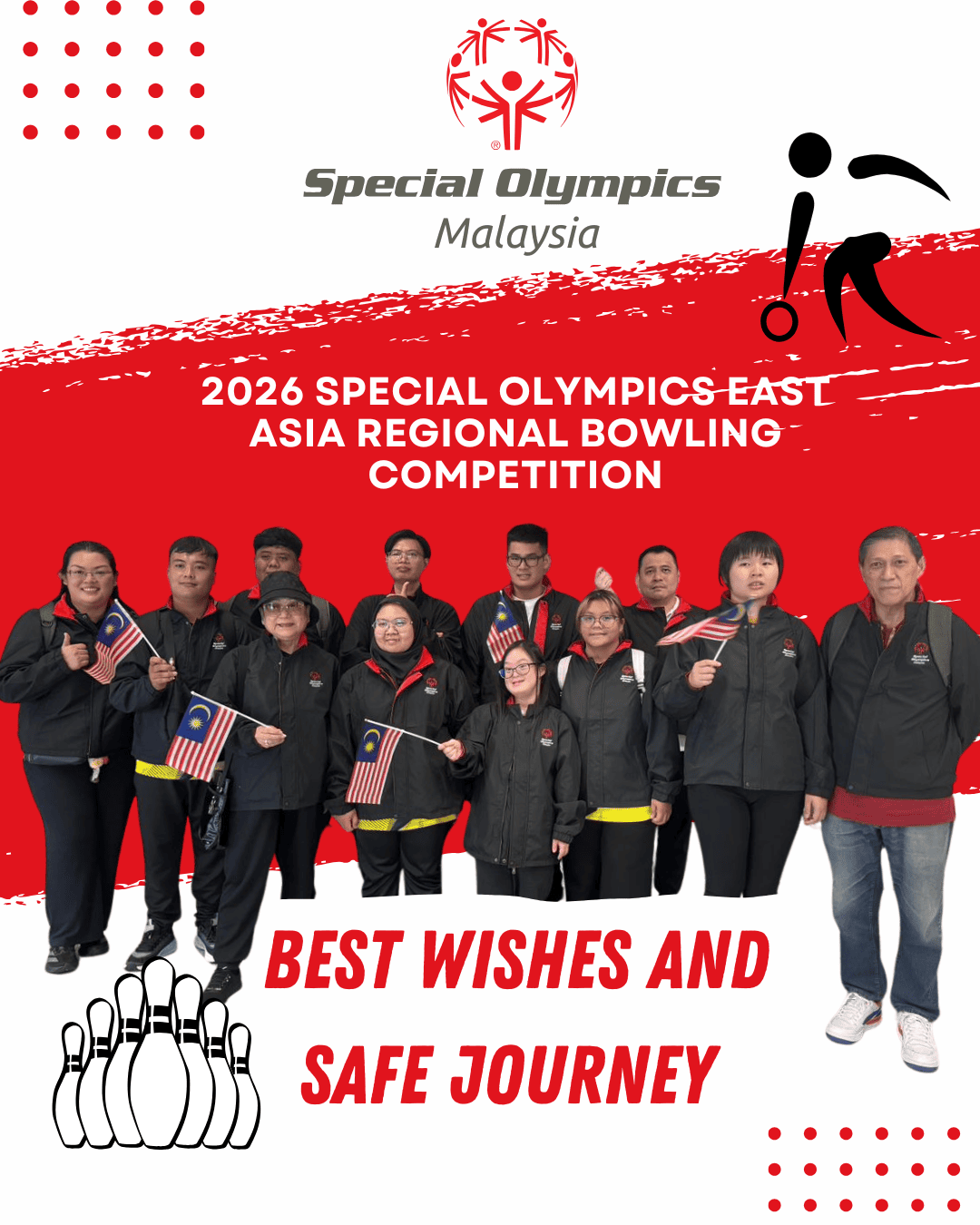 Team SO Malaysia Heads to Hong Kong for the 2026 Special Olympics East Asia Regional Bowling Competition