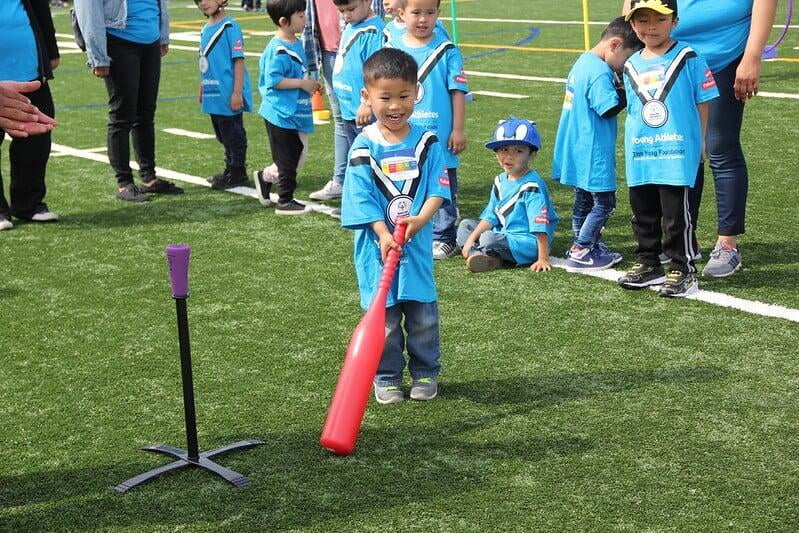 Photo of Young Athletes Playing Baseball game