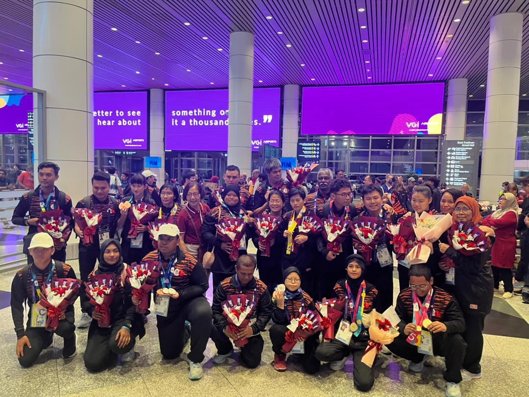 Special Olympics Malaysia Athletes group photo session